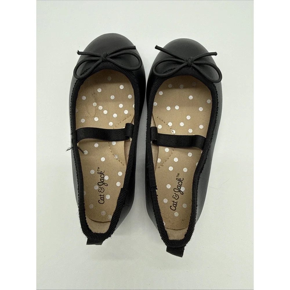 Girls Black Dress Shoes‎ Cat & Jack Size 7